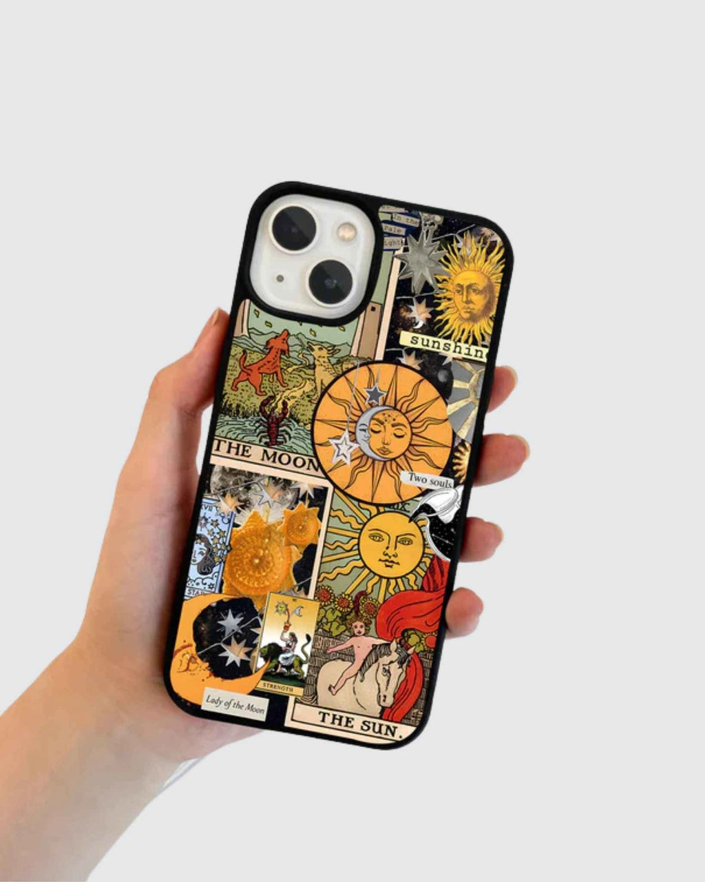 Astrology sun moon phone case