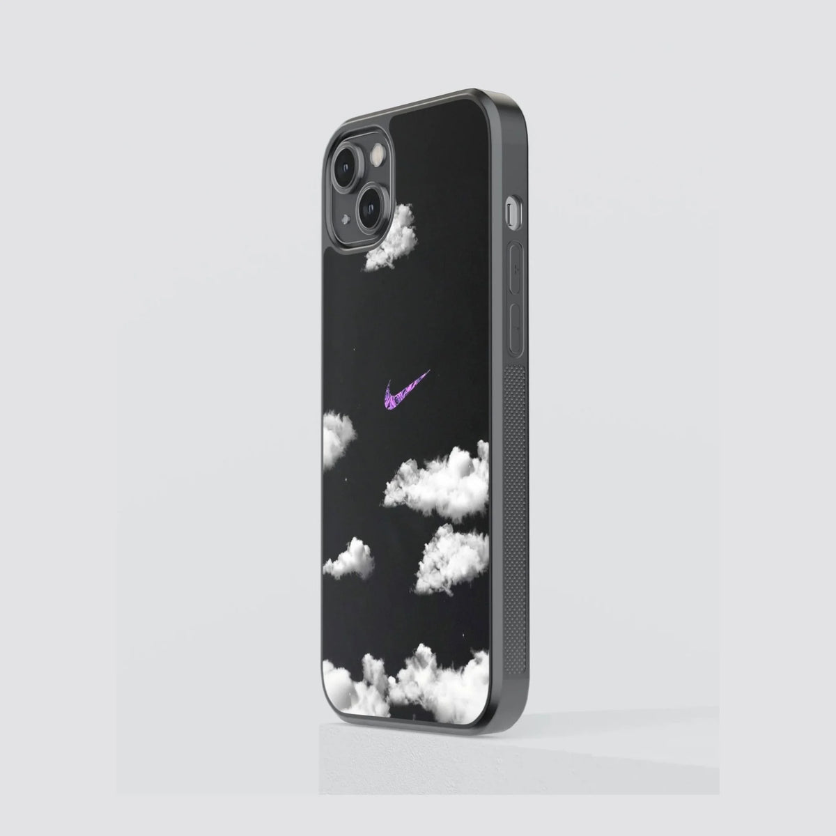 Nike Purple Swoosh Cloud Phone Case