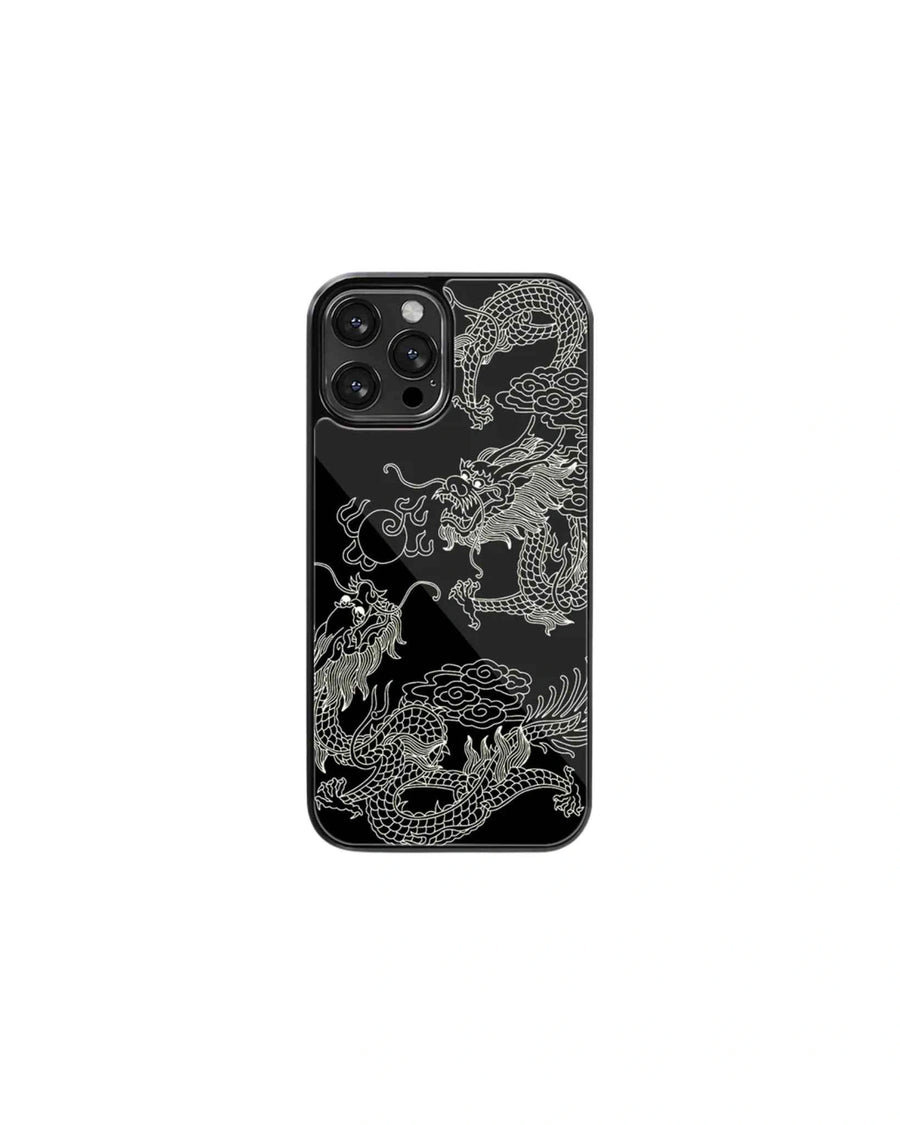 Dragons black phone case