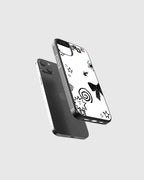 Minimalistic coquette abstract phone case