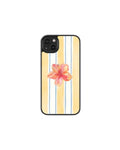 Sunstripe hibiscus phone case