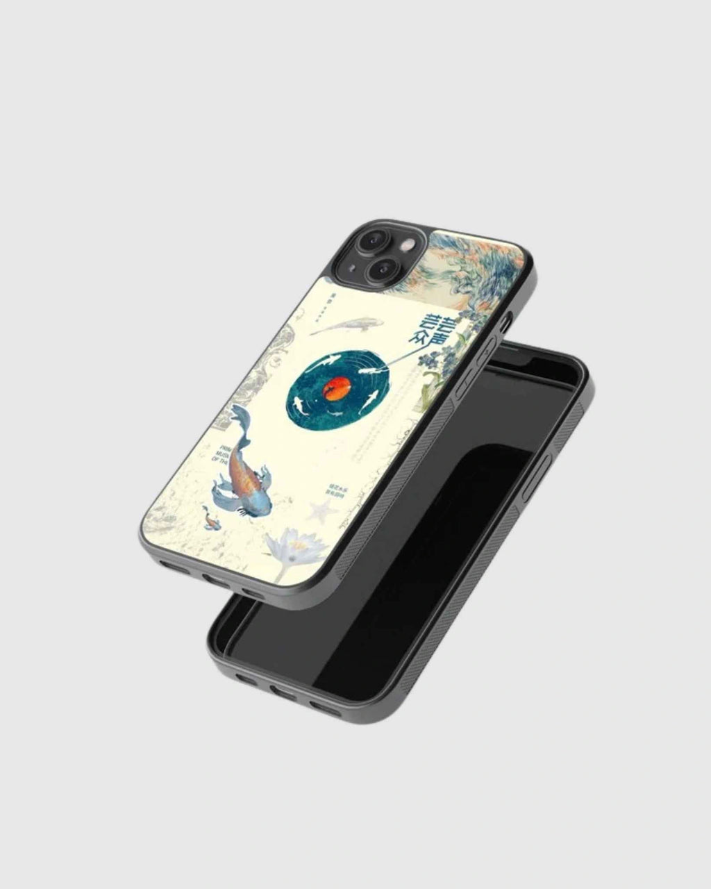 Koi fish abstract phone case
