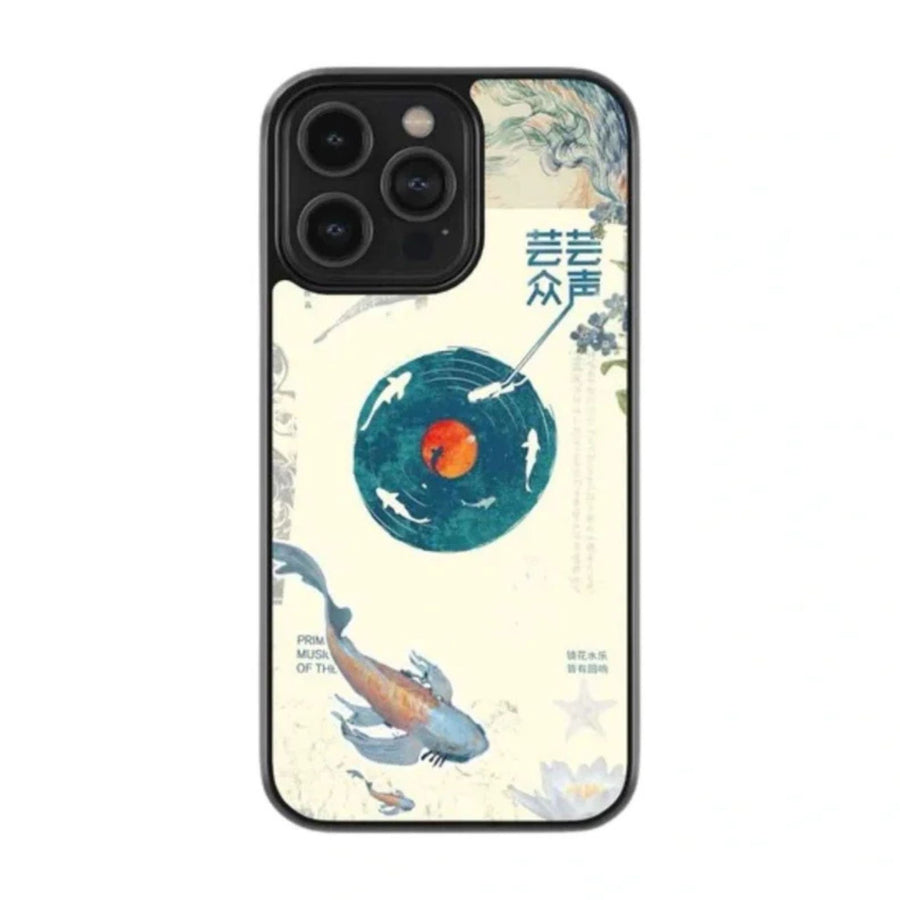 Koi fish abstract phone case