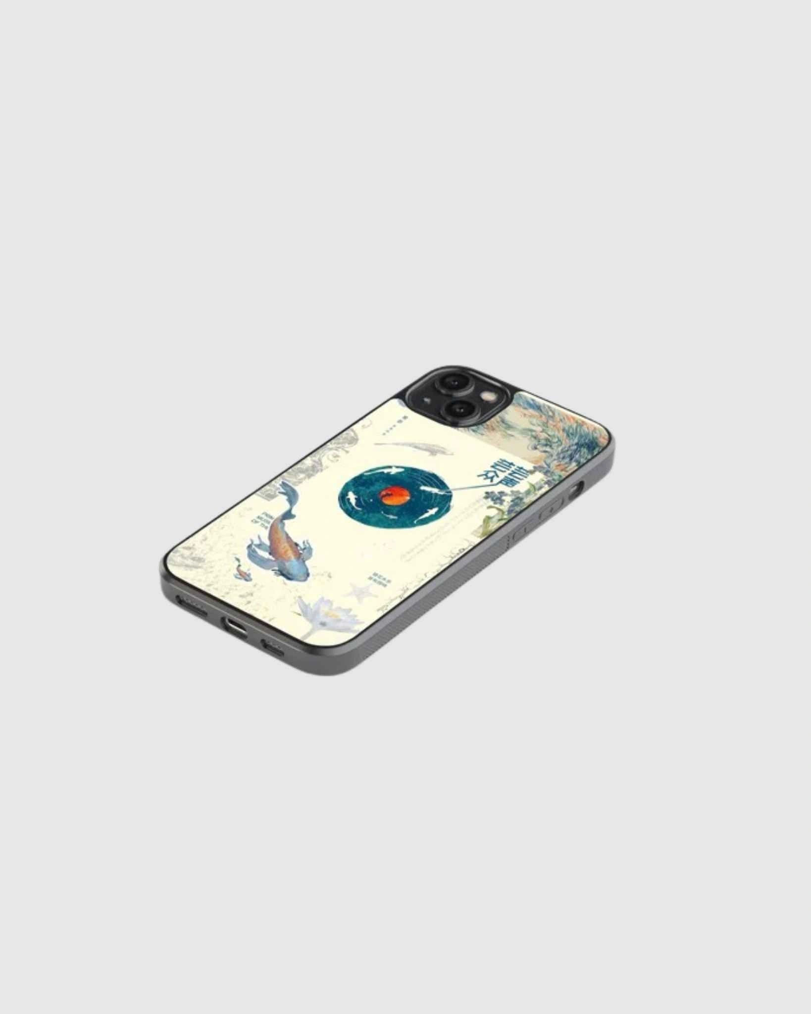 Koi fish abstract phone case
