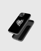 Spider heart glow phone case