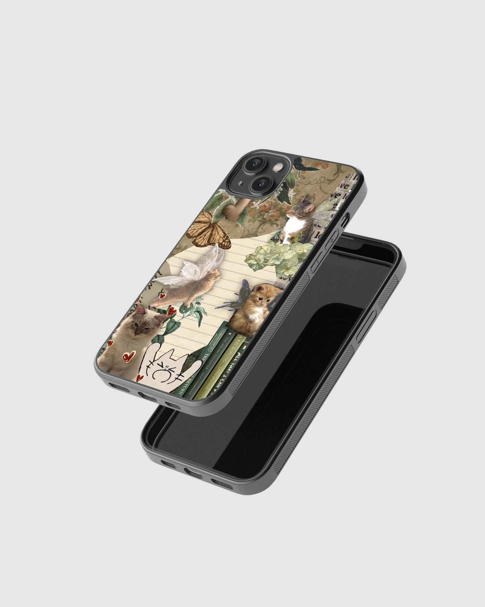 Kitty cat vintage phone case
