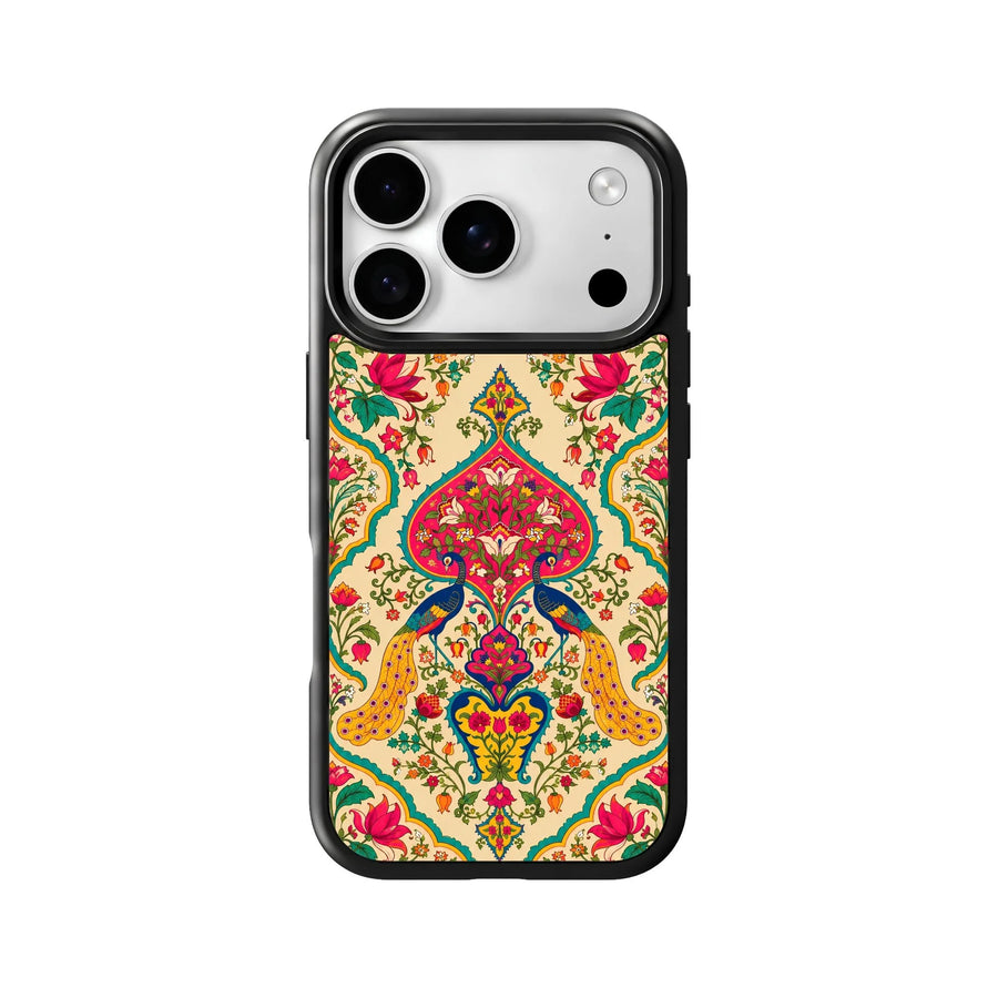 Autumn Royale Floral Peacock Phone Case