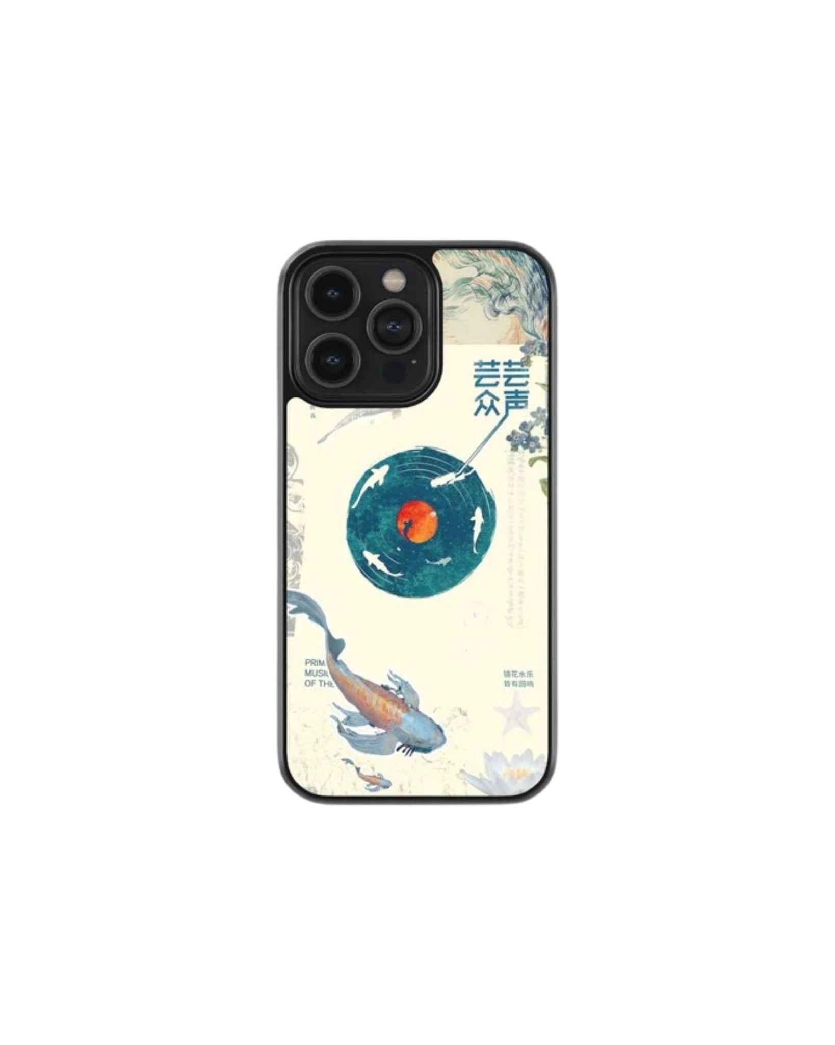 Koi fish abstract phone case