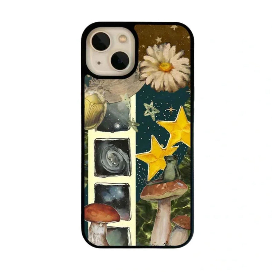 Frog on Mushroom Phone Case