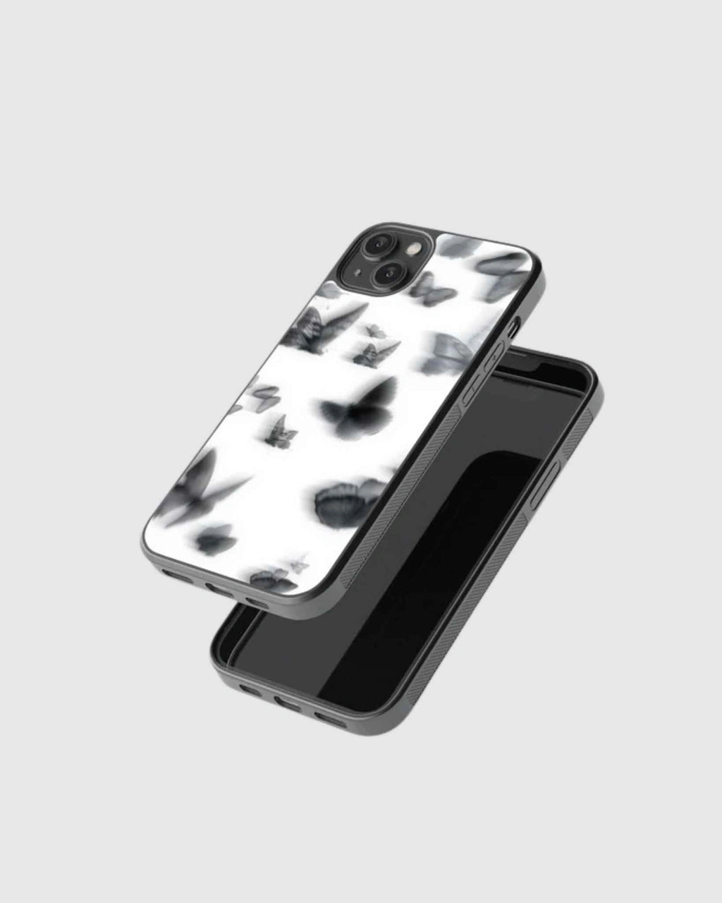 Hazy butterflies phone case