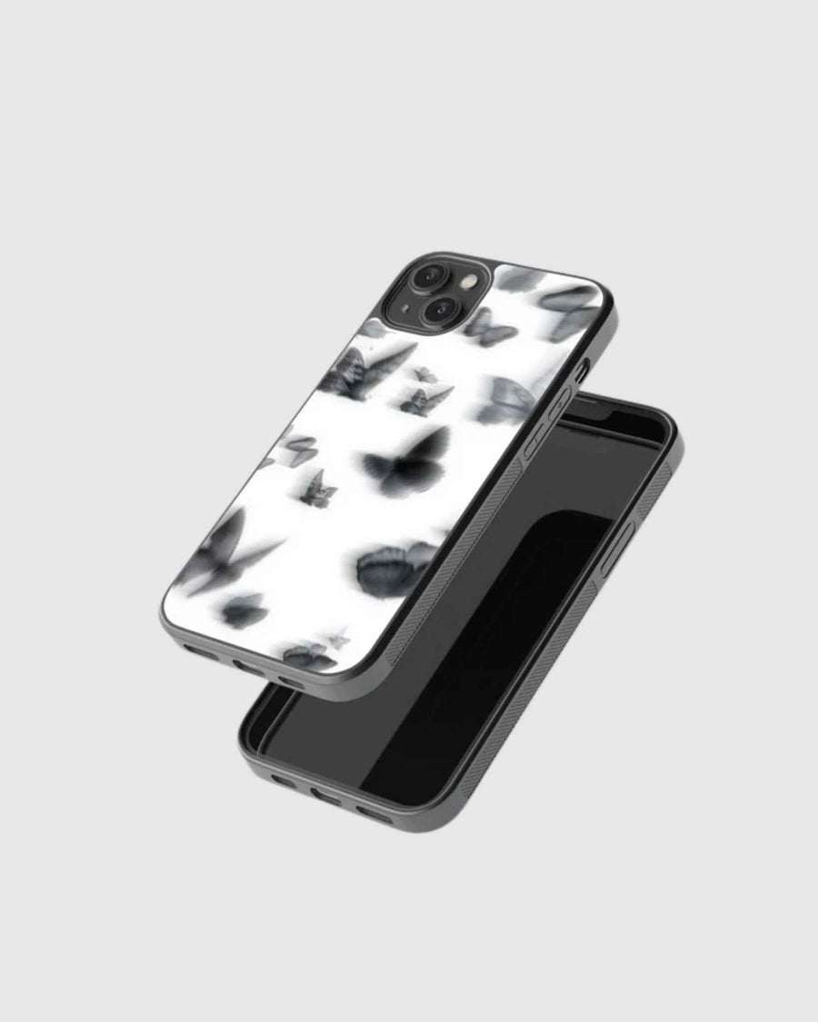 Hazy butterflies phone case