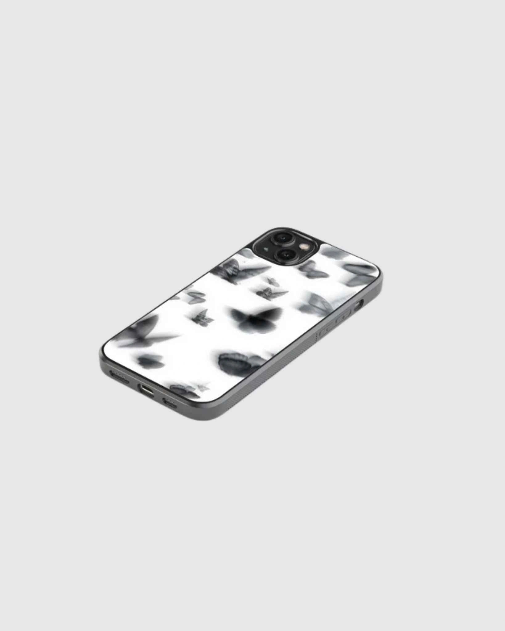Hazy butterflies phone case