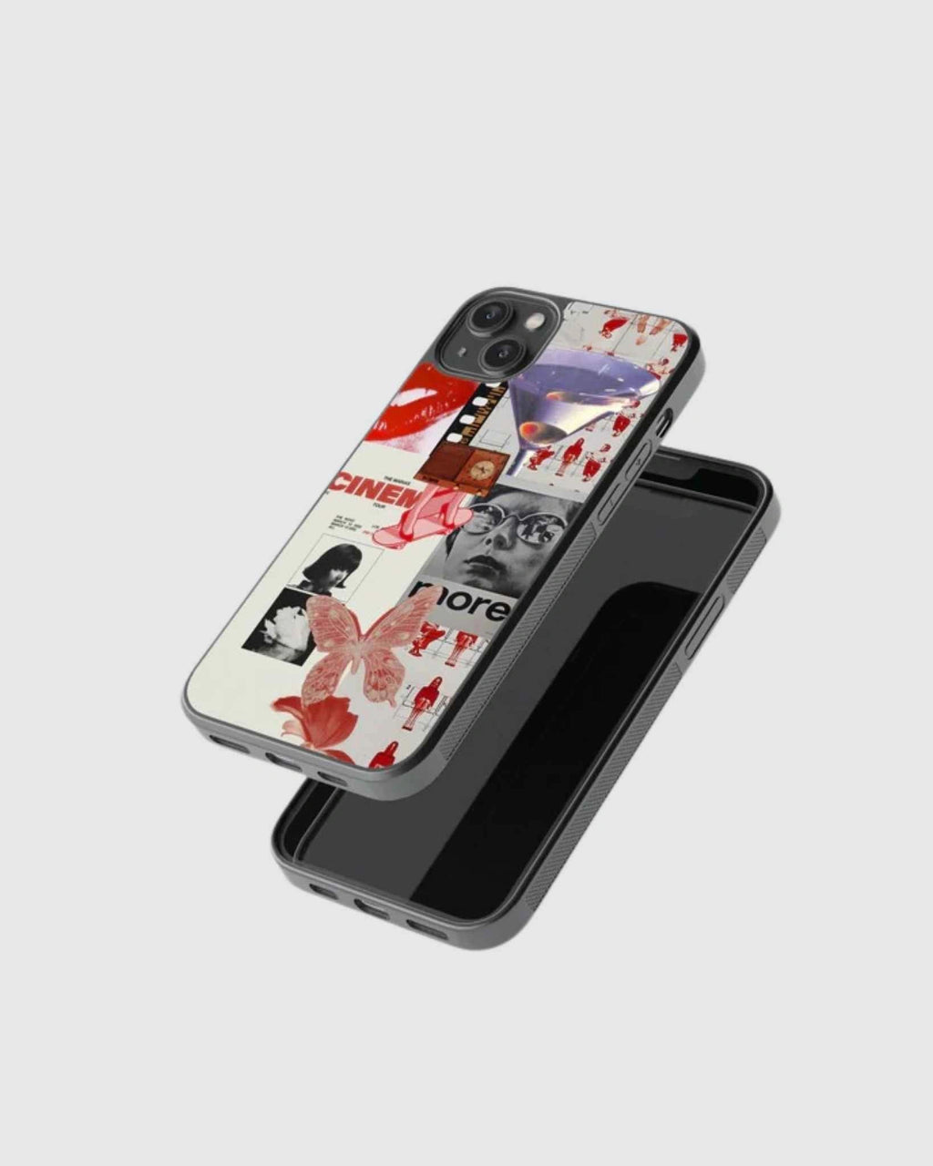 Red aesthetic phone case