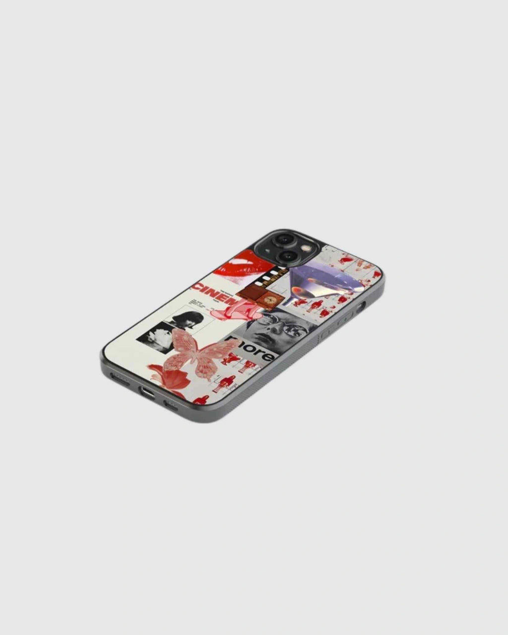 Red aesthetic phone case
