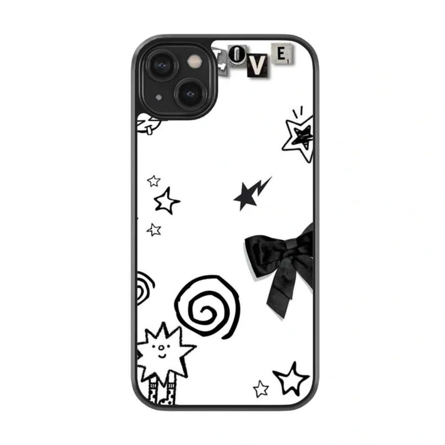 Minimalistic Coquette Abstract Phone Case