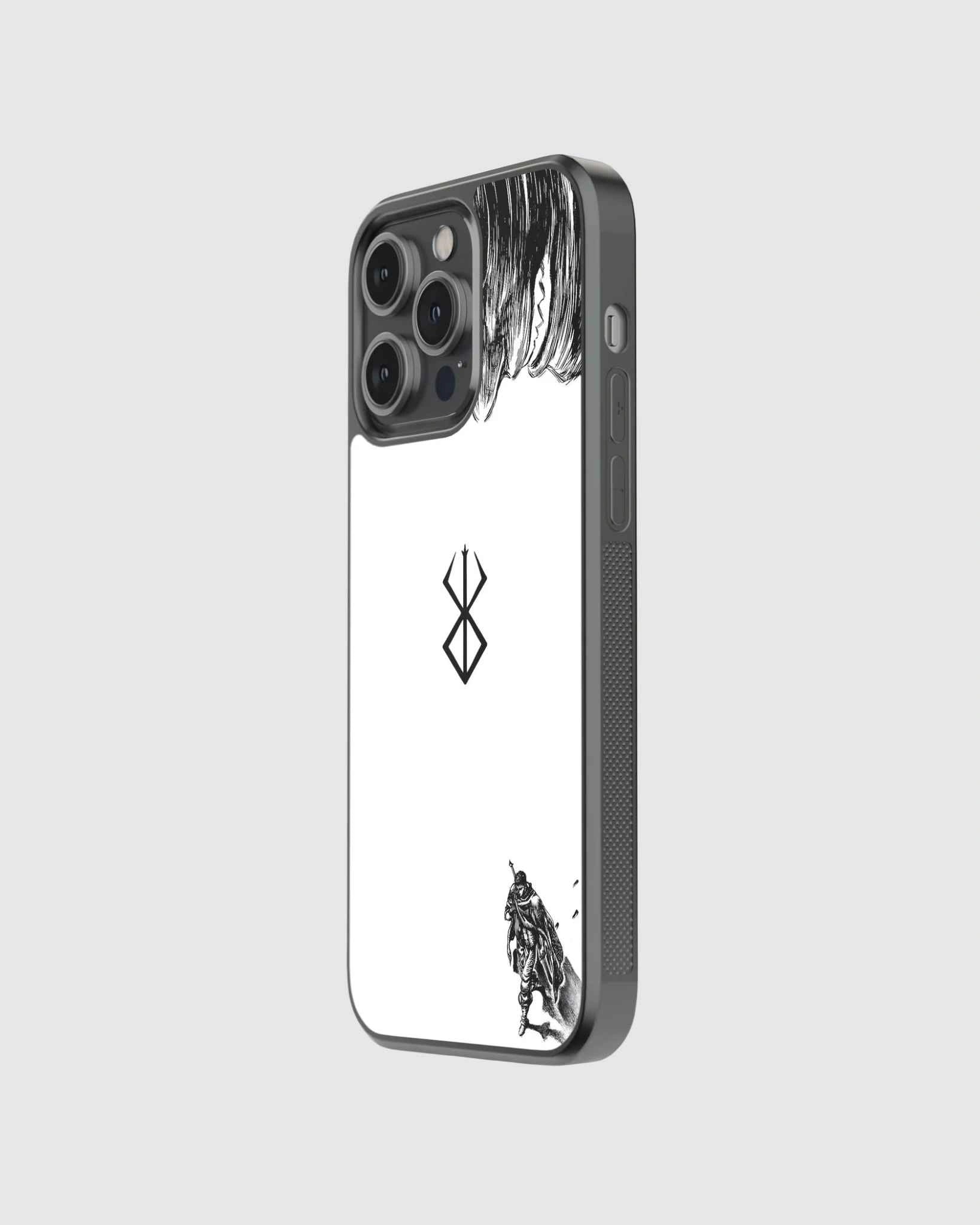 Berserk white symbol phone case