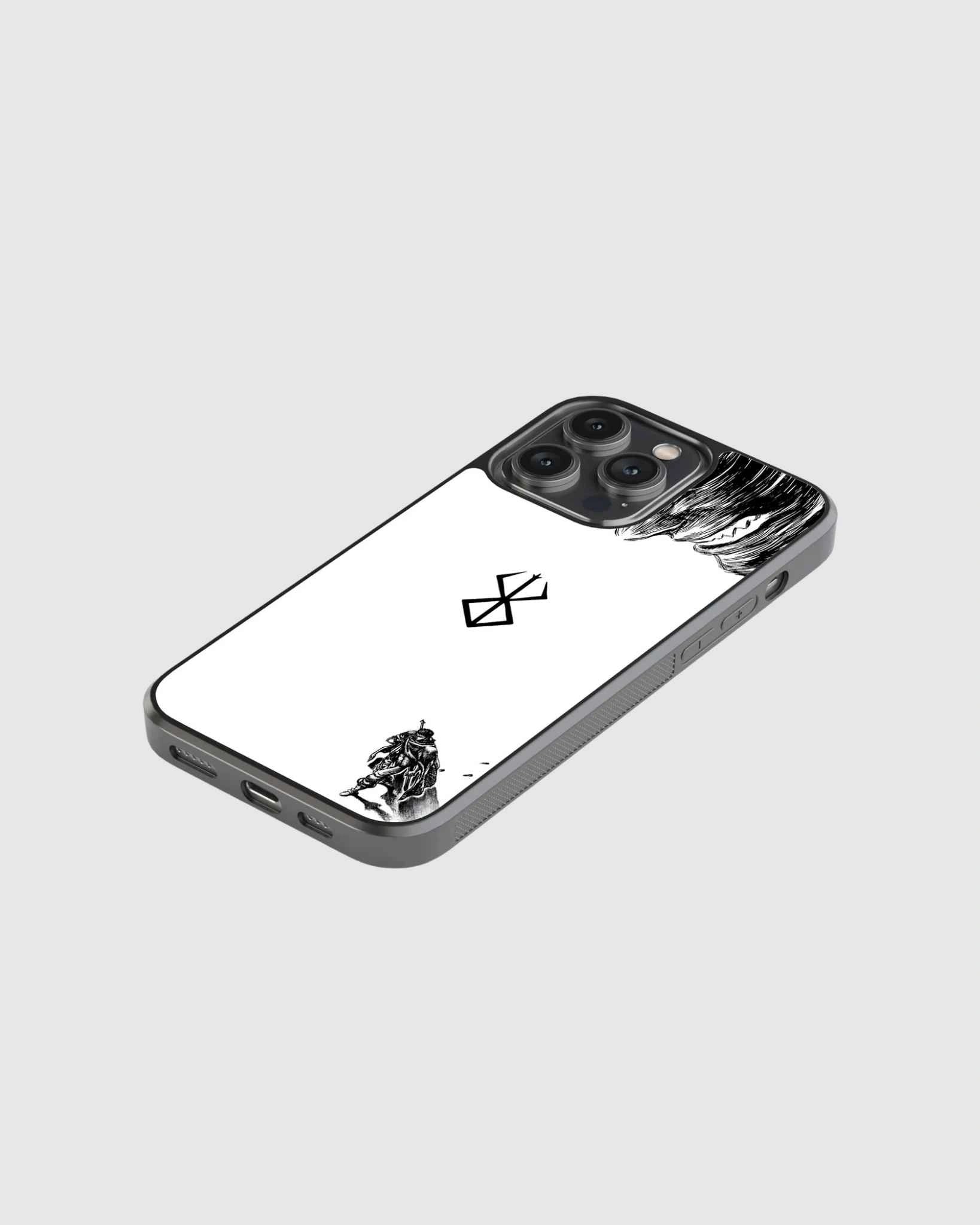Berserk white symbol phone case