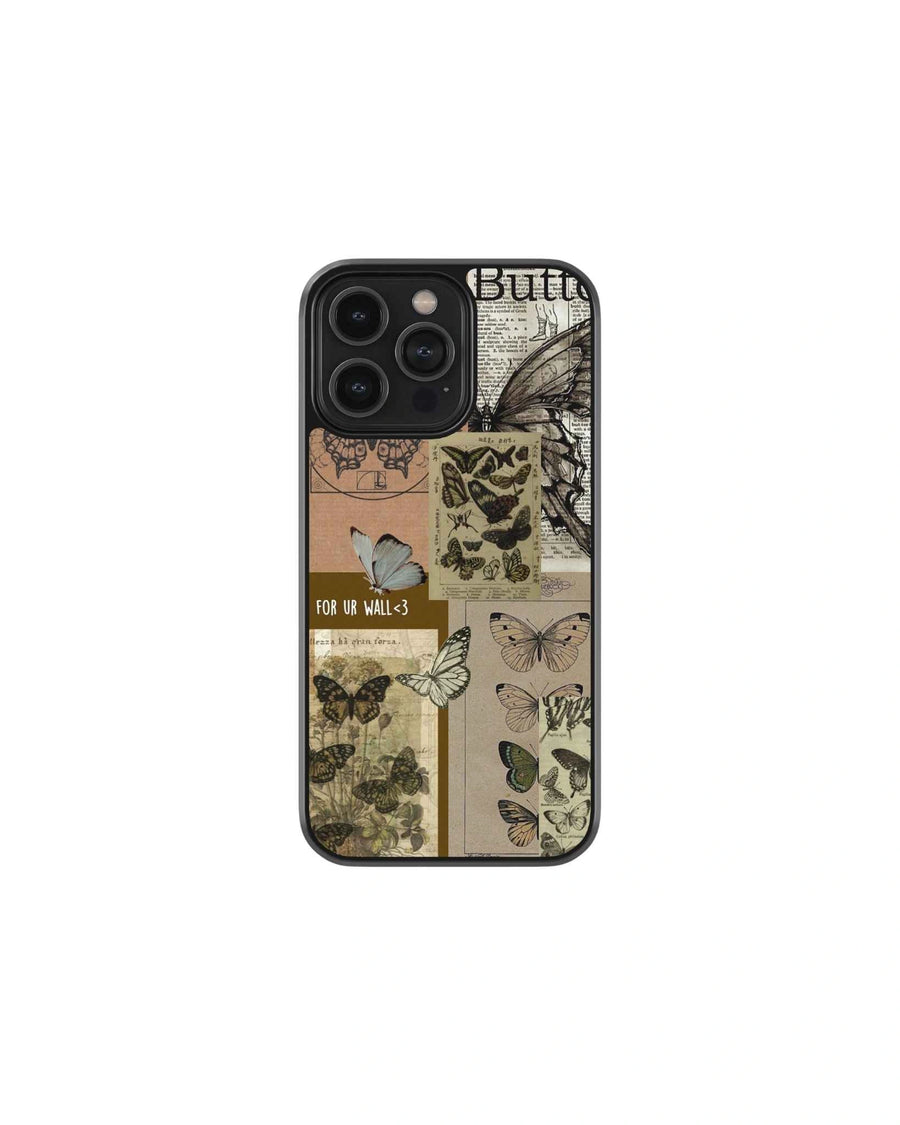 Butterfly prints vintage phone case
