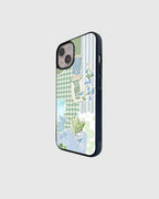 Lucky green patchwork phone case
