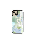 Lucky green patchwork phone case