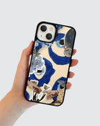 Flower bloom evil eye phone case