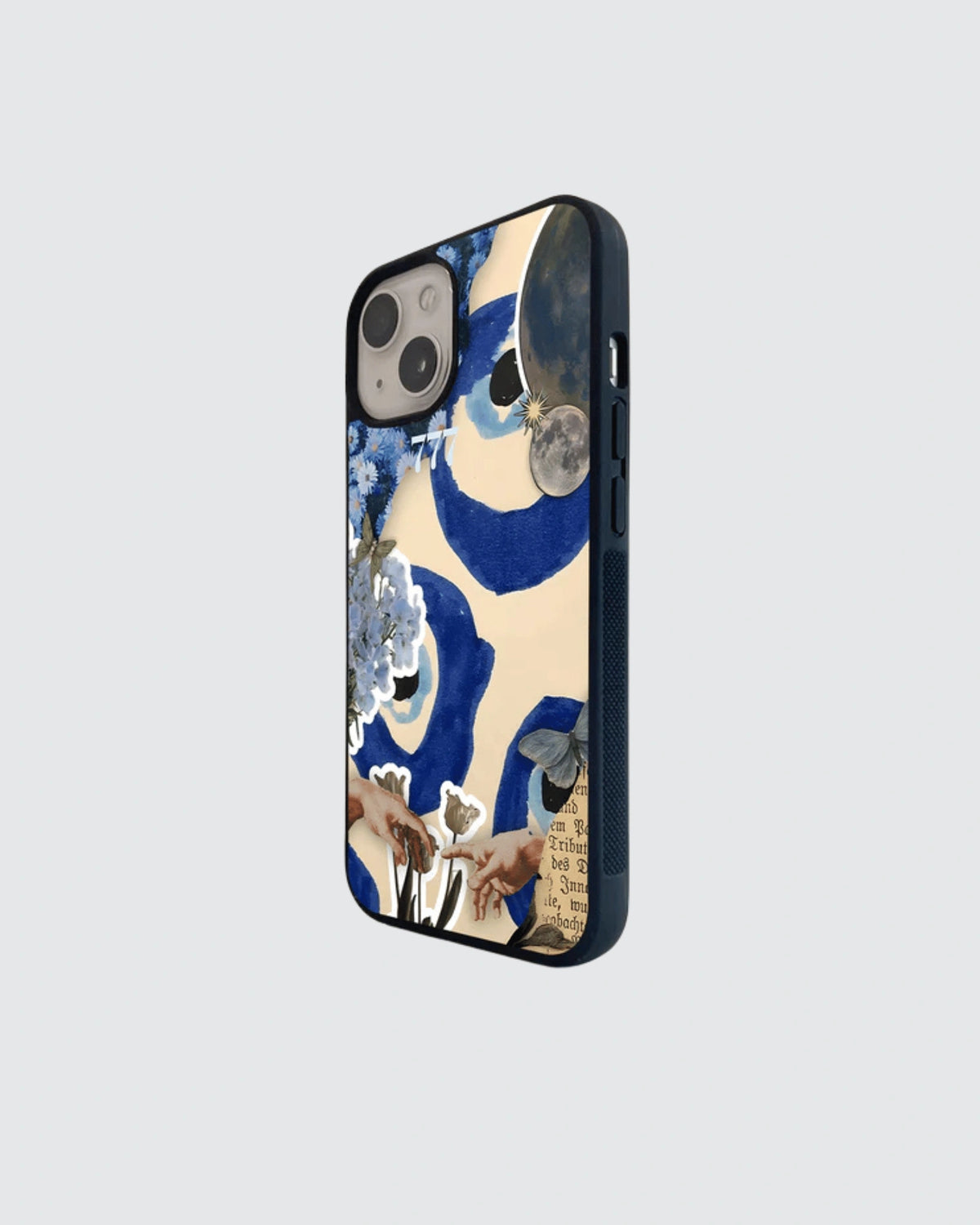 Flower bloom evil eye phone case