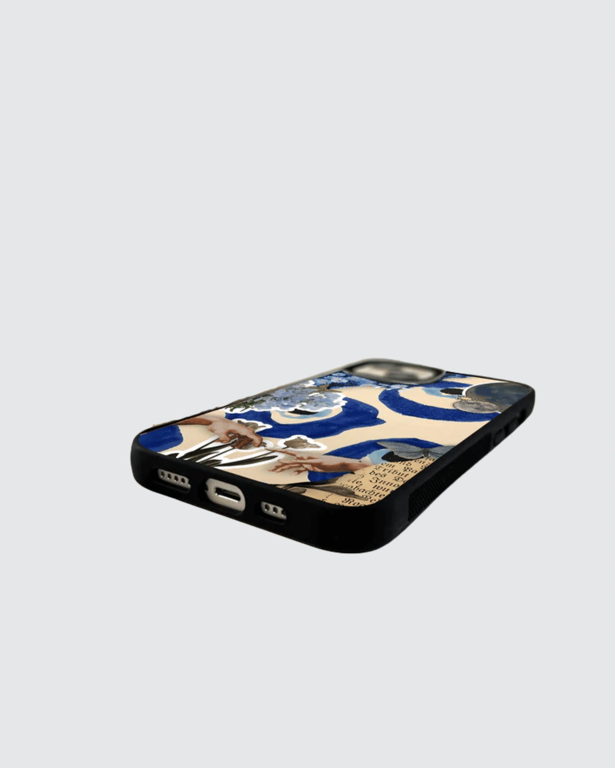Flower bloom evil eye phone case