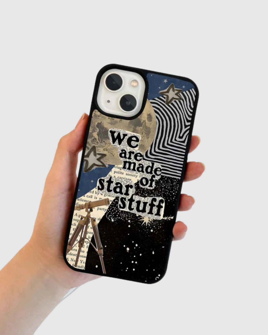 Moon collage star stuff phone case