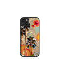 Golden beach sunset phone case