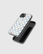 Cherry chekered phone case