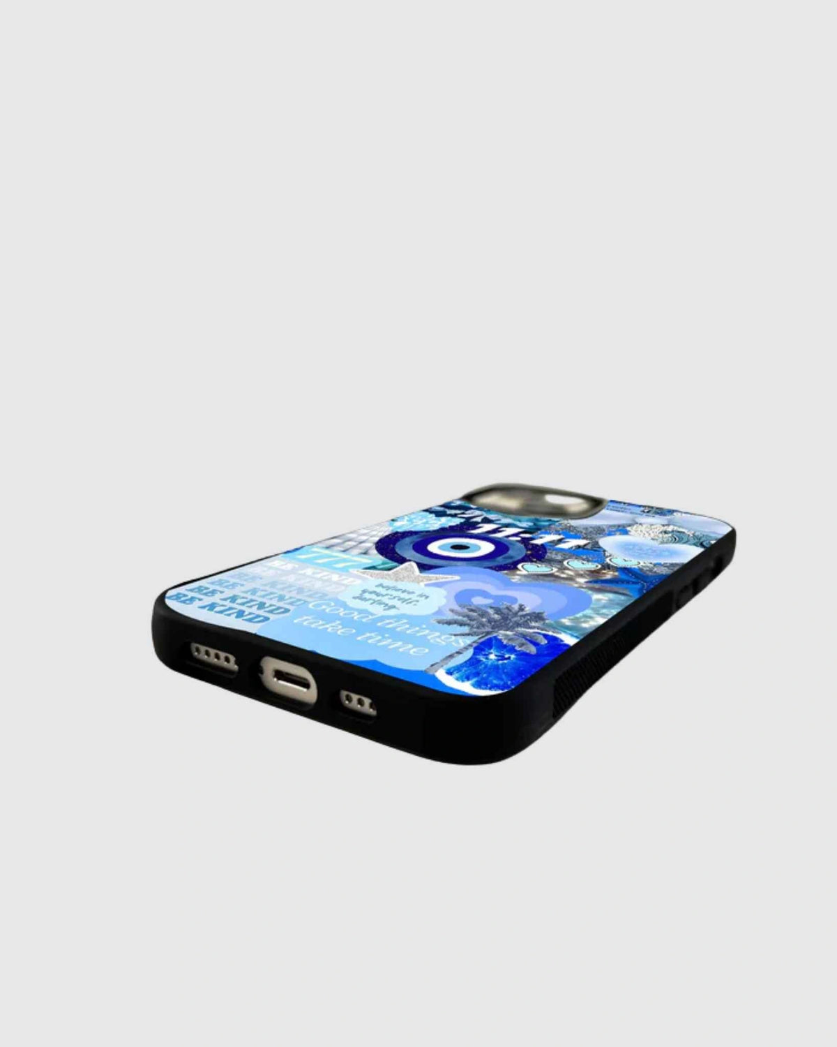 Evil Eye Blue Collage Case