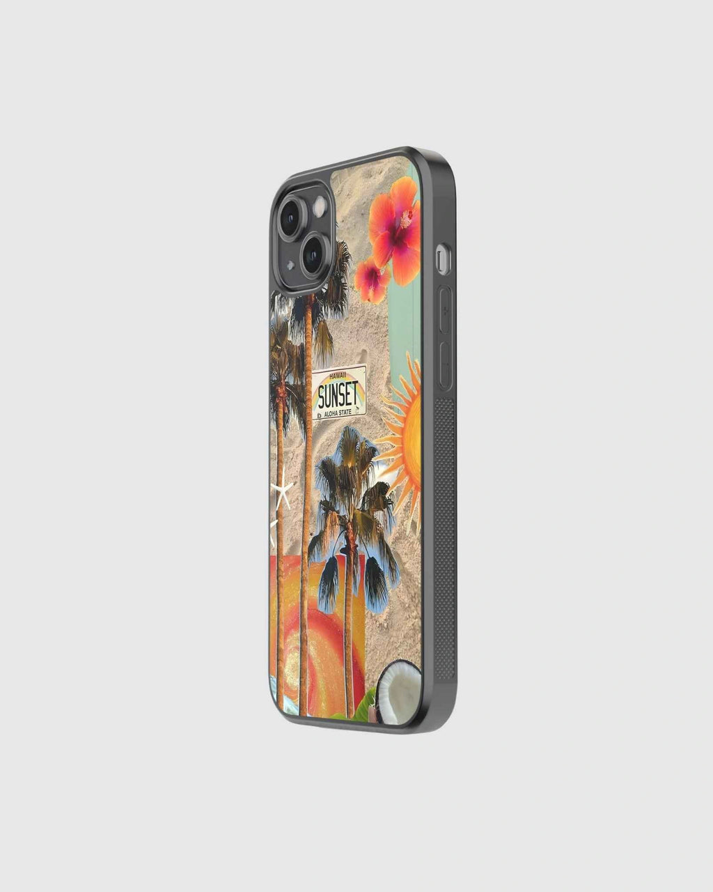 Golden beach sunset phone case