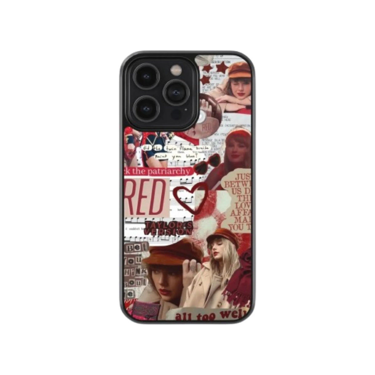 Taylor Swift Red Era Collage Phone Case