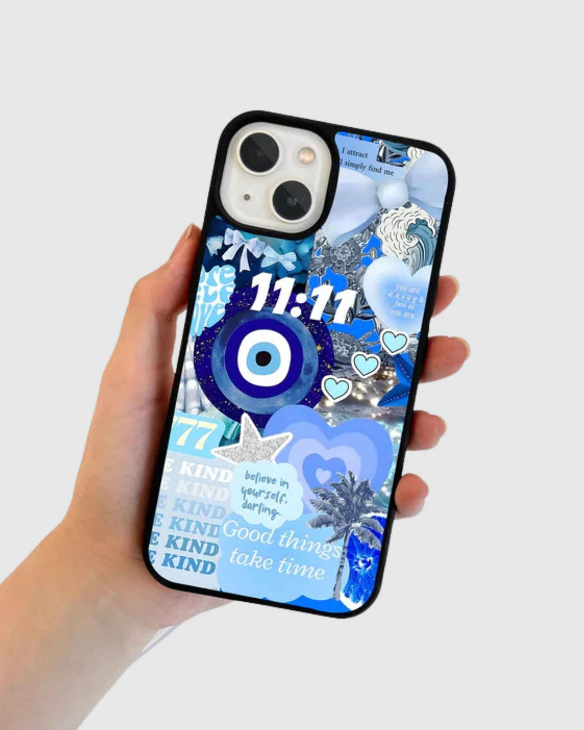 Evil Eye Blue Collage Case