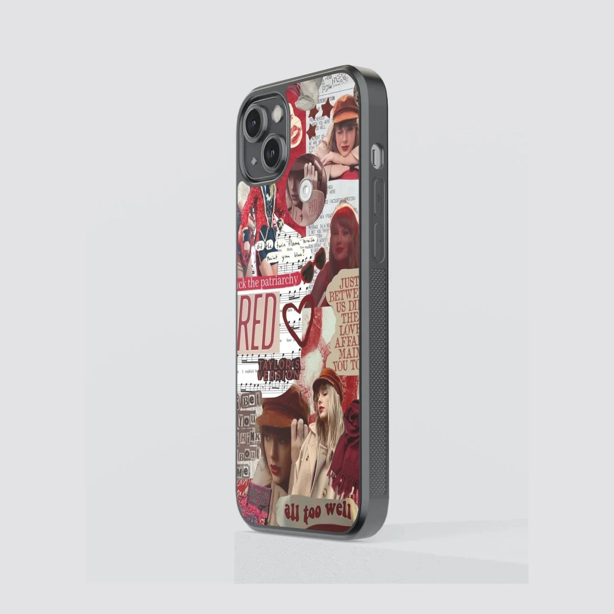 Taylor Swift Red Era Collage Phone Case