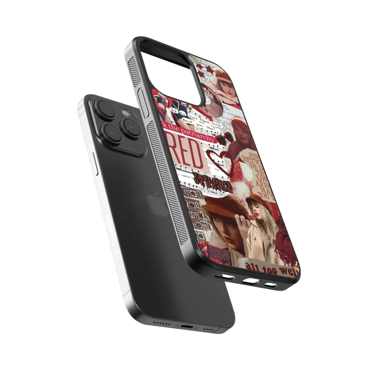Taylor Swift Red Era Collage Phone Case