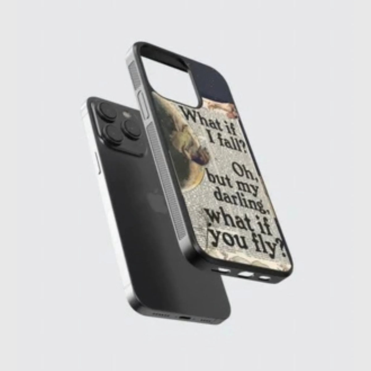 Vintage What if I fall phone case