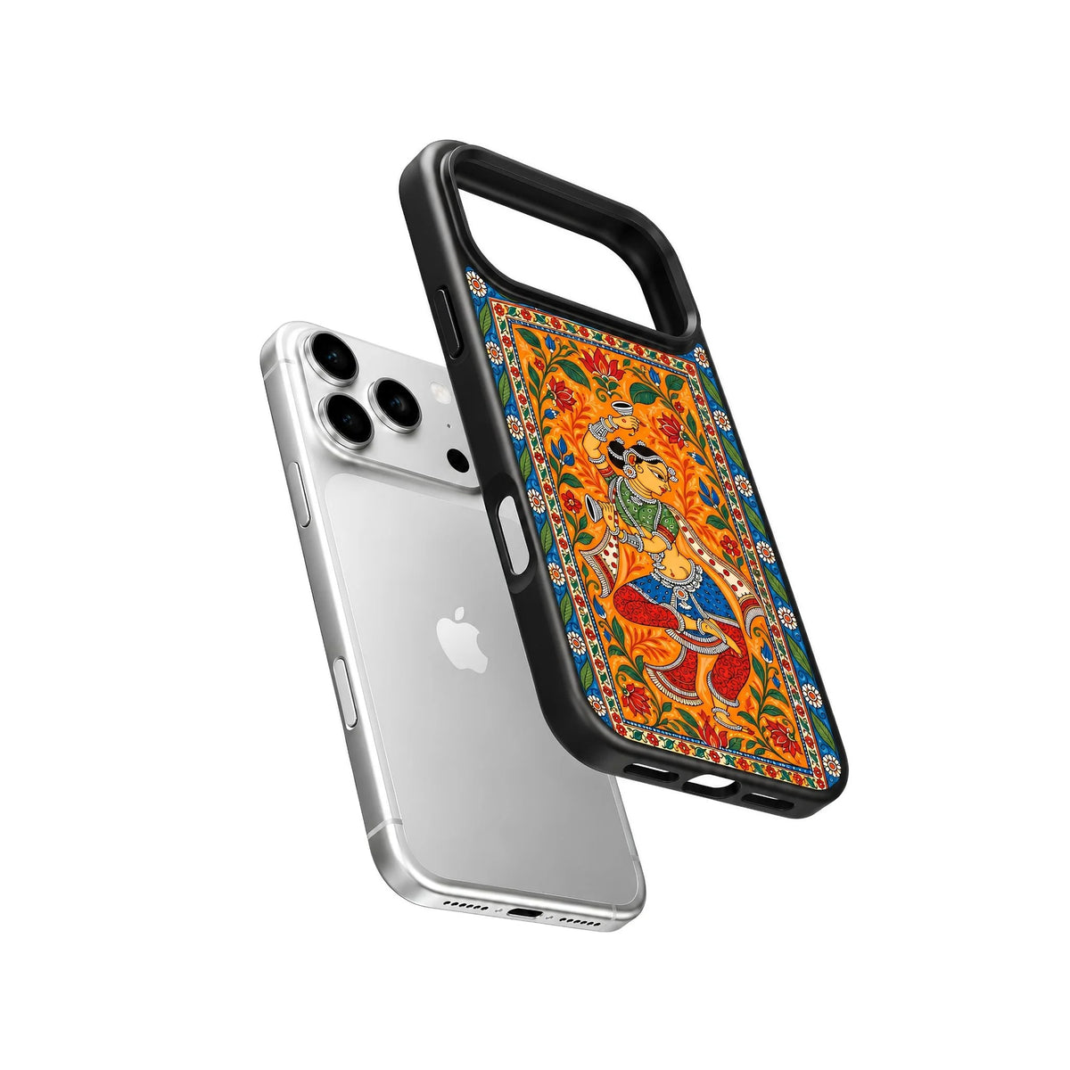 Nritya Rang Indian Folk Art Dancer Phone Case