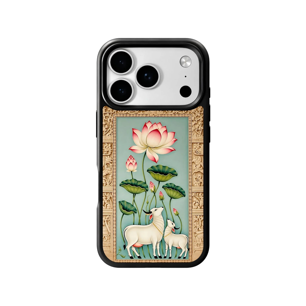 Lotus & Cow Phone Case