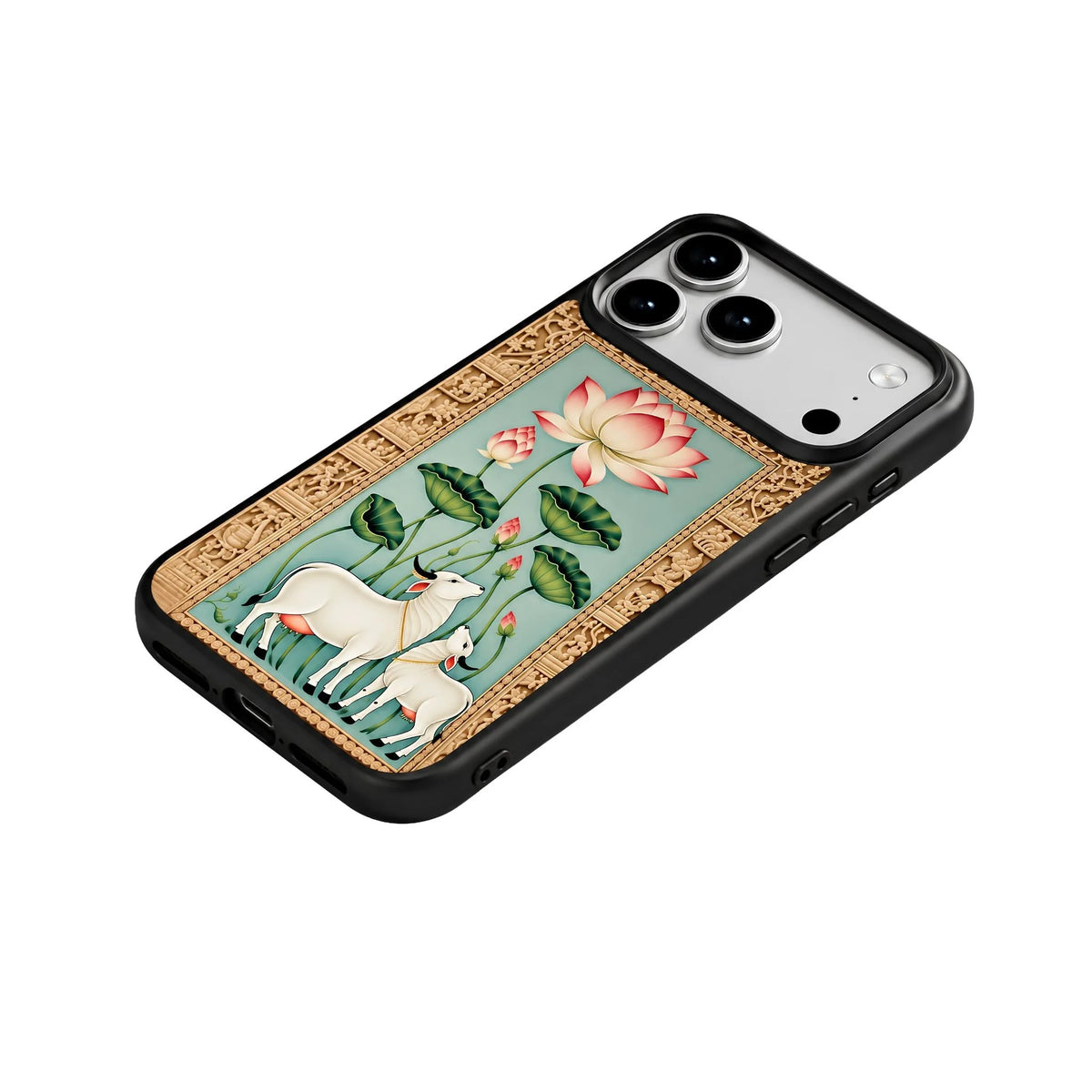 Lotus & Cow Phone Case