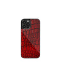Red croc phone caee