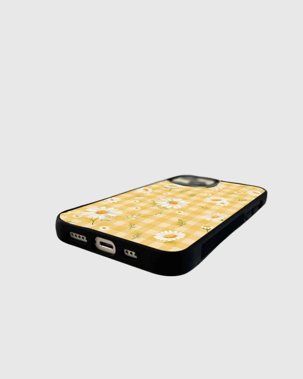 Yellow Daisy Checkered Phone Case