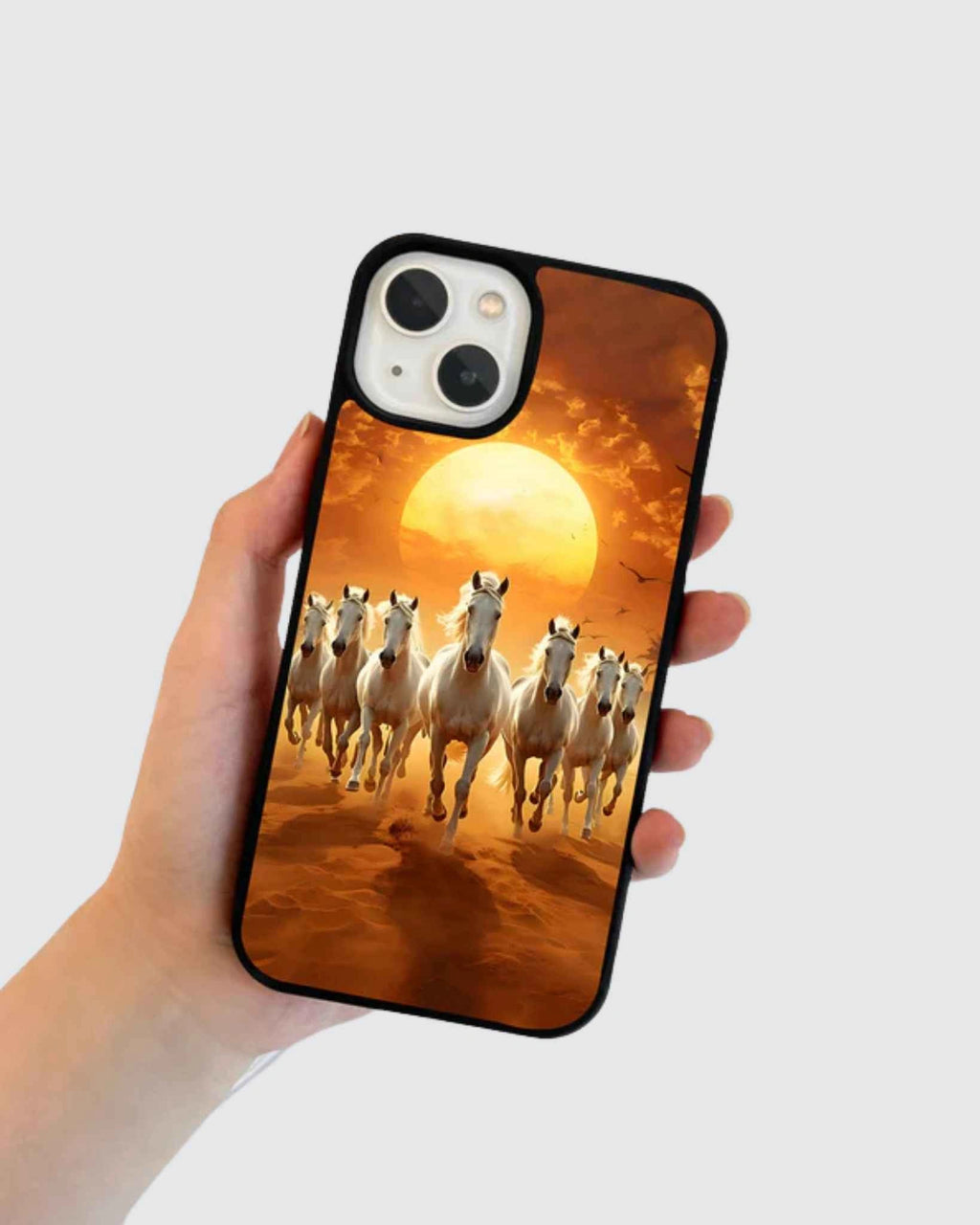 Seven Horses Lucky Phone Case