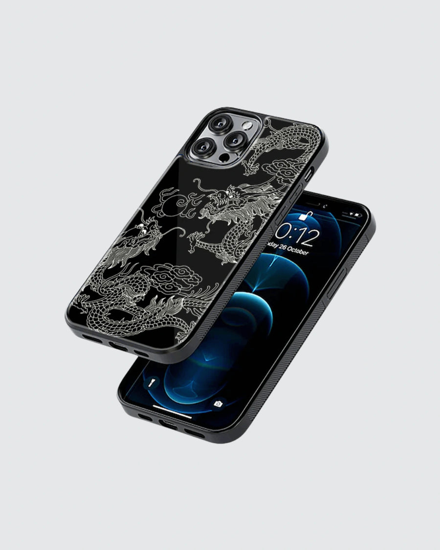 Dragons black phone case