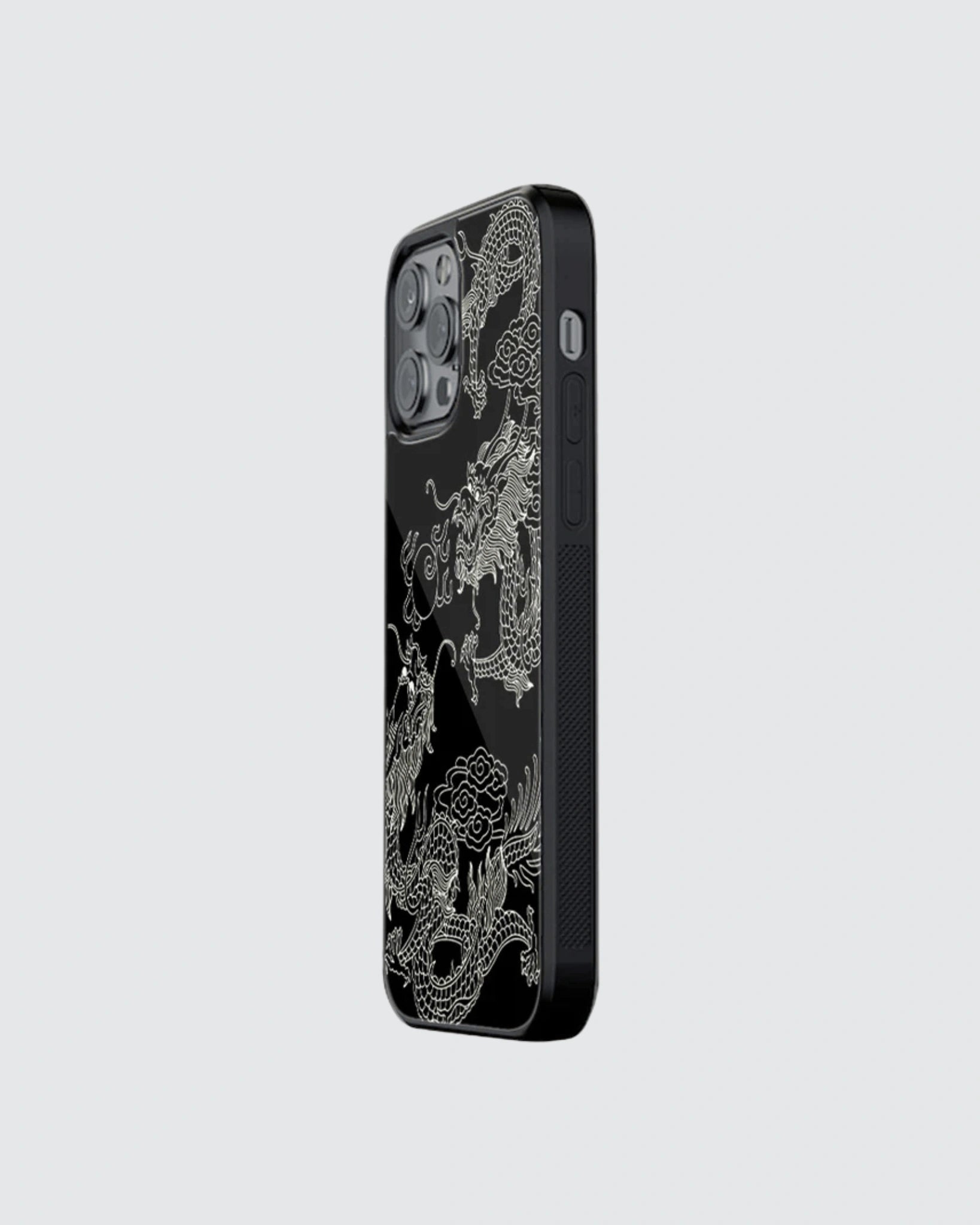 Dragons black phone case
