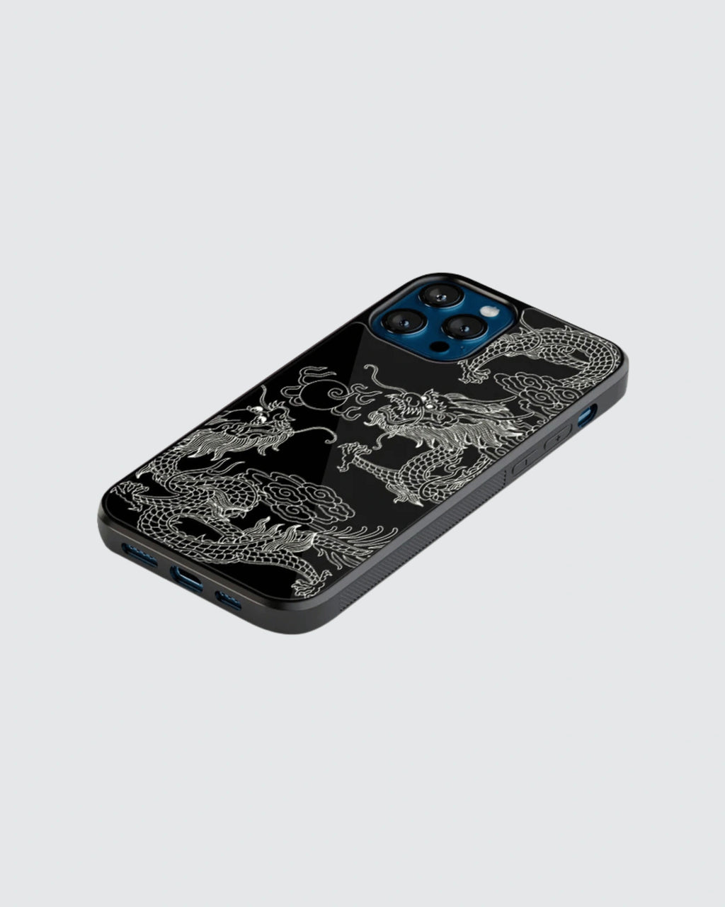 Dragons black phone case