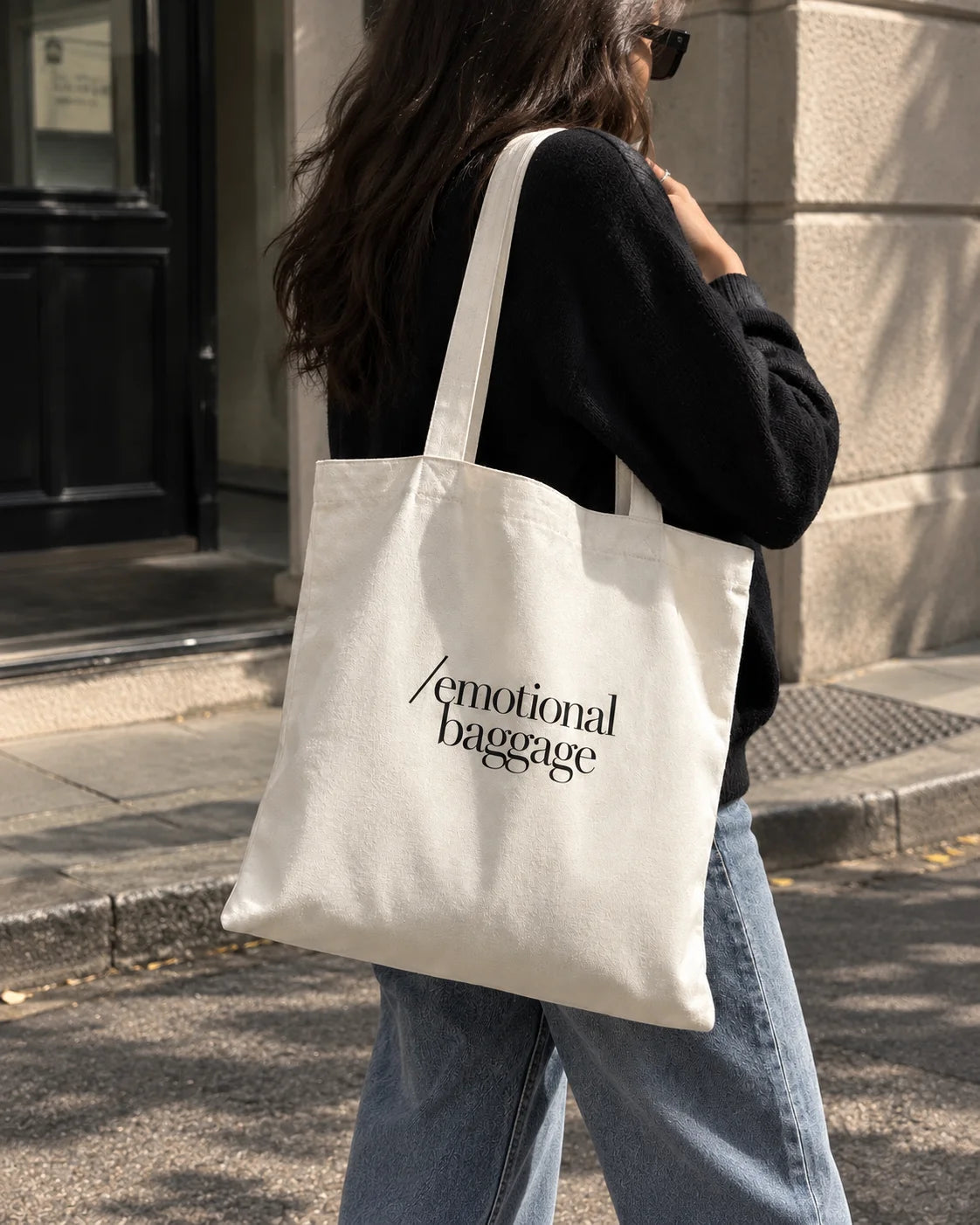 Emotional Baggage Cotton Canvas Tote Bag