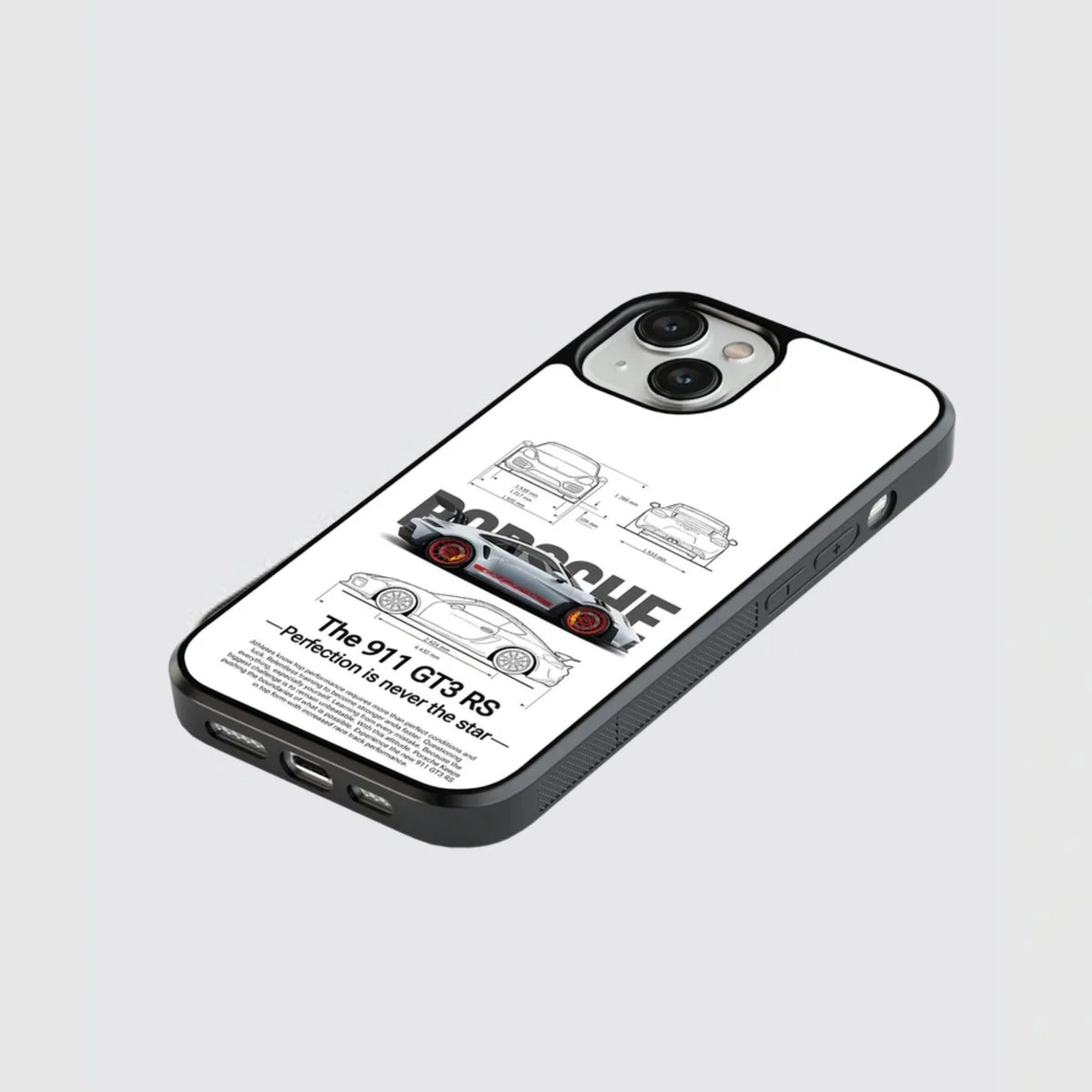 Porsche 911 GT3 RS Blueprint Phone Case