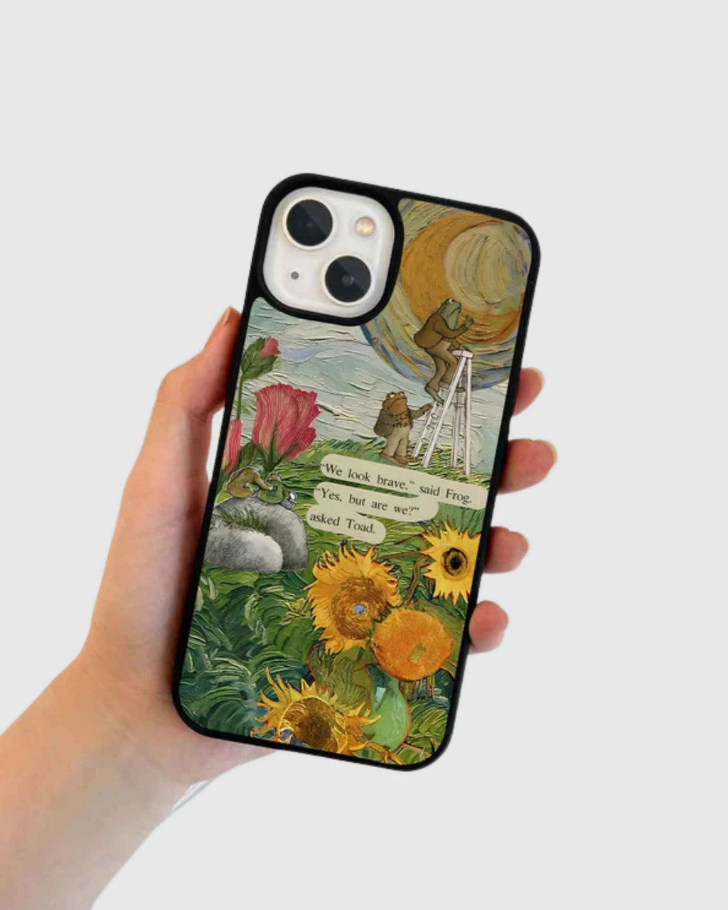 Brave frog phone case