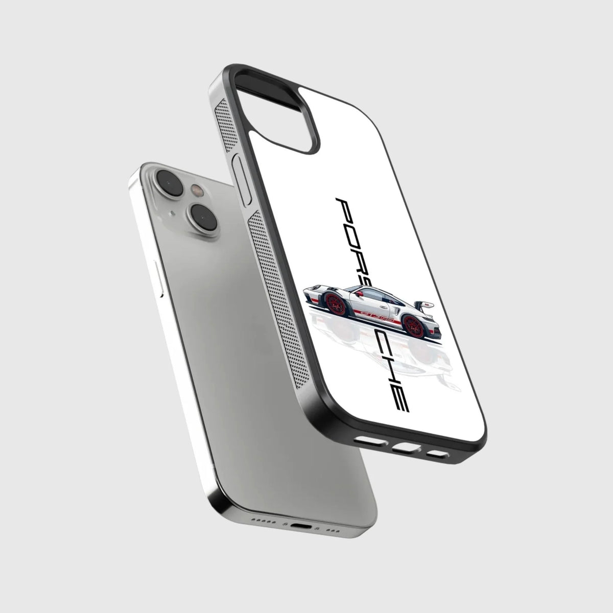 Porsche GT3 RS White Car Phone Case
